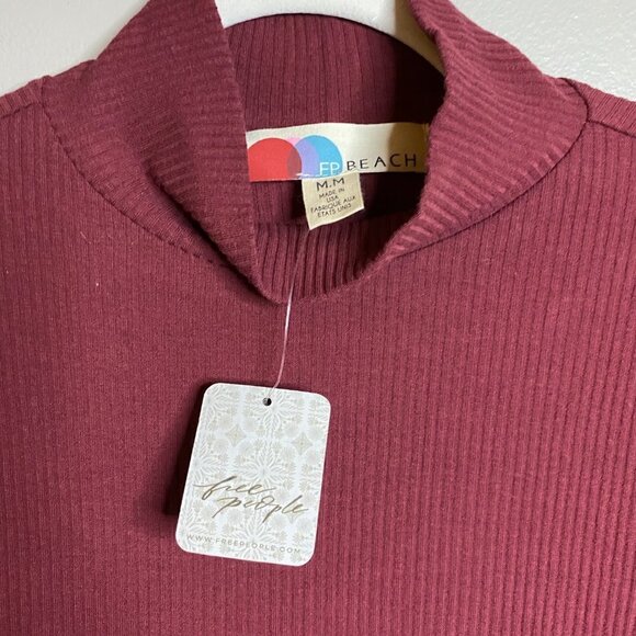 Free People Beach Collection Guess Who's Back Mini Dress Size M - Picture 9 of 9